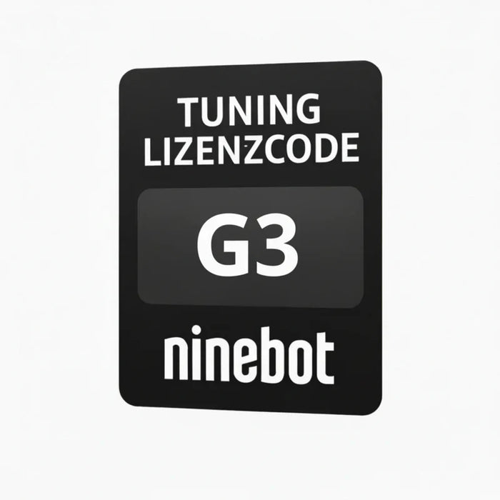 Ninebot G3 / G3E / G3D / G3 Max Tuning Lizenzcode – Bis zu 45 km/h | Sofort per E-Mail